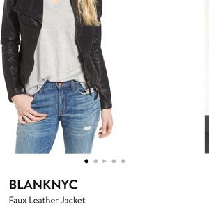 BlankNYC leather jacket. NEVER WORN. Purchased from Nordstrom 2023